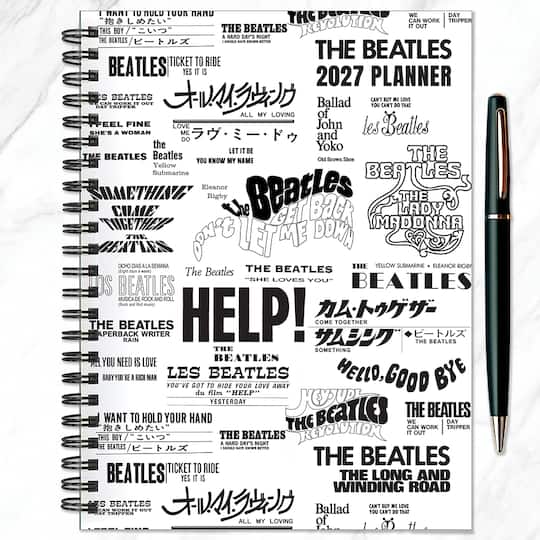 2027 Beatles Medium Weekly Monthly Planner